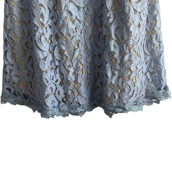 Francesca’s Periwinkle Lace Overlay Dress • Used • Size: Small - Picture 4 of 11